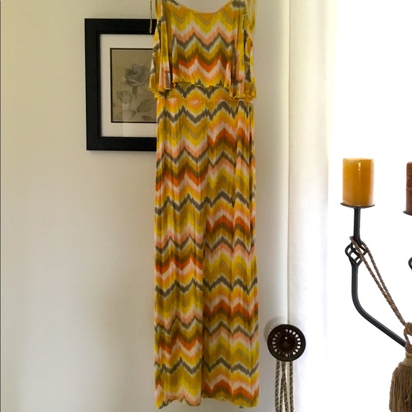 Loveappella Maxi Summer Adjustble Straps Dress - Picture 3 of 7